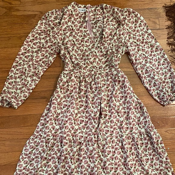 Floral print vintage dress - Picture 2 of 4